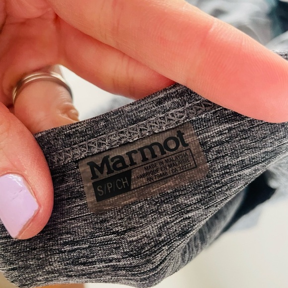 Marmot Ombré Grey Long Sleeve Athletic Top - Picture 8 of 8